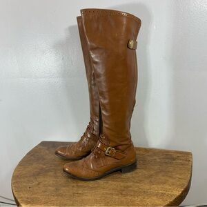 Browns made in italy knee high leather boots